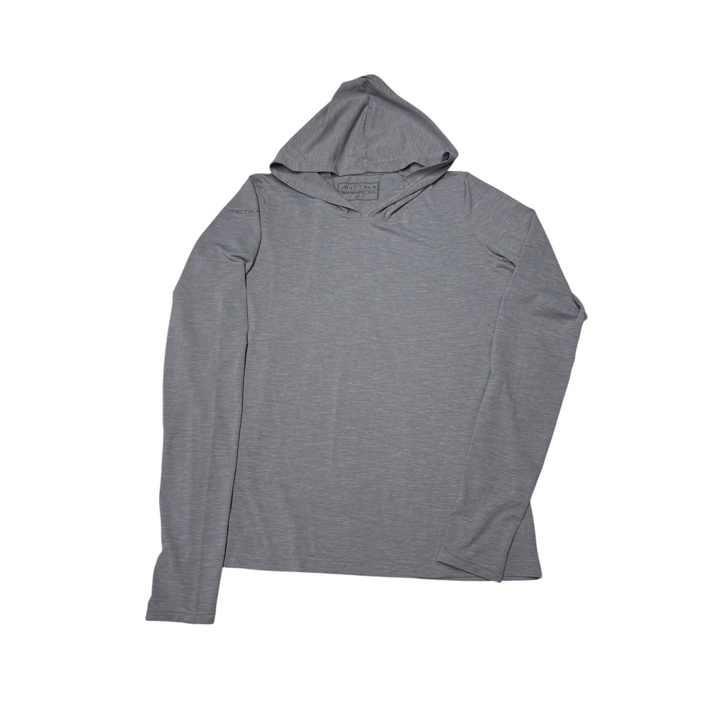 Anetik Breeze Hooded Performance Shirt Mens Medium Gray UPF 30+ WSBRZH0